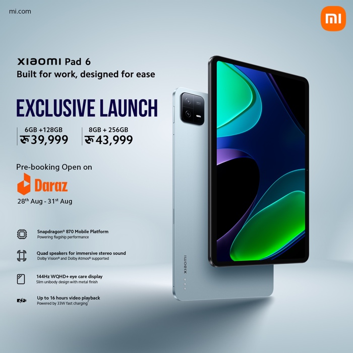 Xiaomi Releases Pad 6 Along with Pad 6 Keyboard and Smart Pen 2nd